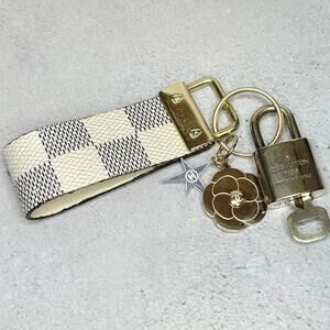 Louis Vuitton Lock & Key #306 w/ a Handmade Loop Keychain & Chanel Charms